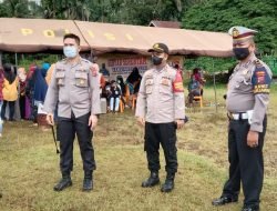 HUT Bhayangkara Ke-75, Kapolres 50 Kota Hadiri Gebyar Vaksinasi Massal Covid-19