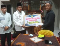 Tim Ramadhan Kabupaten Bantu Masjid Raya Guguak Malalo Sebanyak Rp.10 Jt