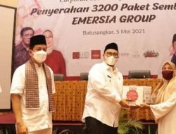 3.200 Paket Sembako CSR Emersia Group Mulai Dibagikan