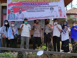 Warga Sungayang Ikuti Vaksin DI UPT Puskesmas