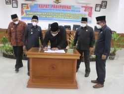 DPRD Tanah DatarSetujui RPJMD 2021  – 2026 Jadi Perda