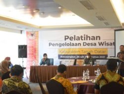 Buka Pelatihan Desa Wisata, Eka Putra Satu Nagari Satu Event