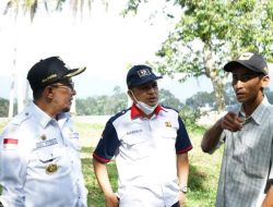 Bupati Tinjau Ruas Jalan Jorong Padang Laweh – Jorong Cubadak Randah Nagari Tanjung Bonai