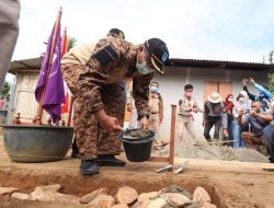 Kolaborasi Kwarcab 0314 Lakukan Bedah Rumah