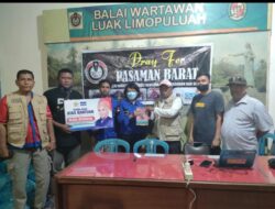 Melalui BW Luak Limapuluh, Rezka Oktaberia Berikan Donasi Untuk Korban Gempa