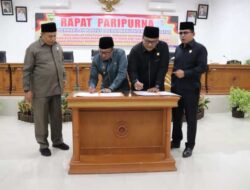 Tiga Ranperda Kabupaten Tanah Datar Disetujui Menjadi Perda Dalam Rapat Paripurna DPRD