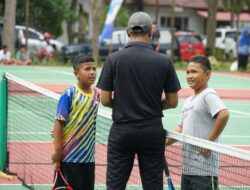 OPEN TURNAMEN TENIS JUNIOR PIALA BUPATI TANAH DATAREka Putra : Kalah dan Menang Dalam Pertandingan Itu Biasa