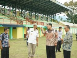 Pantau Kesiapan Pelaksanaan Shalat Idul Fitri, Ketua PHBI Bersama Pengurus Tinjau Lapangan Gumarang Batusangkar