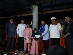 Hadiri Pemberian Santunan di Taluak, Bupati Sampaikan Apresiasi dan Terima Kasih
