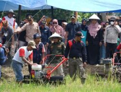 Dukung Pelaksanaan Progul Tanah Datar, Nagari Sumpur Launching Bajak Gratis