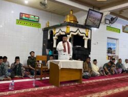 Kunjungi Masjid Nurul Huda Jorong Dahlia, Wabup Sosialisasikan Progul Tanah Datar