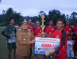 Saksikan Final Minangkabau Old Star Cup 1 U-35, Ini Kata Bupati Eka Putra