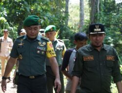 Didampingi Bupati Eka Putra Kunjungi Lokasi TMMD, Ketua Tim Wasev Sangat Puas