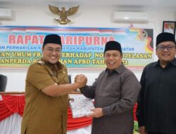 Fraksi DPRD Sampaikan Pandangan Umumnya Terkait Ranperda Perubahan Anggaran Pendapatan dan Belanja Daerah (APBD) Tahun 2022.