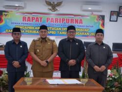 Sebanyak 8 Fraksi DPRD Menerima, Ranperda Perubahan APBD Tahun 2022 Menjadi Perda