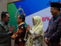 HADIRI SERTIJAB KEPALA BPK PERWAKILAN PROVINSI SUMATERA, BUPATI EKA PUTRA SAMPAIKAN TERIMA KASIH