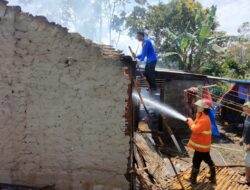 Sijago merah mengamuk, Satu Unit Rumah Dilalap Hangus