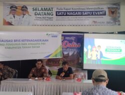 PWI Tanah Datar Gandeng BPJS Ketenagakerjaan Sosialisasi Program Unggulan