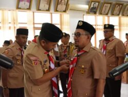 Wagub Sumbar Lantik Bupati sebagai Mabicam Gerakan Pramuka Tanah Datar periode 2021-2026