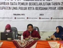 KPU Liko Gelar Rapat Pemutahiran Data Pemilih Bulan September