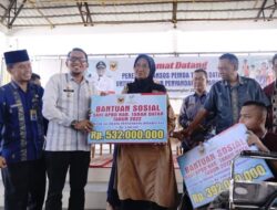 PEMDA TANAH DATAR KUCURKAN BANSOS, 462 LANSIA DAN DISABILITAS TERIMA MANFAAT