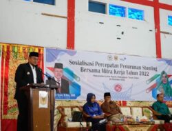 TARGET PREVALENSI 0% TAHUN 2024, WABUP RICHI BUKA SOSIALISASI PERCEPATAN PENURUNAN STUNTING