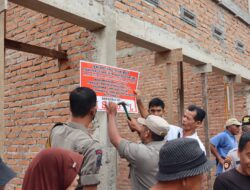 Dinas PUPR Kota Payakumbuh segel 7 Bangunan Langgar Perda