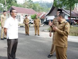 Usai Pimpin Apel Awal Tahun 2023, Bupati Eka Putra Sambangi Menyapa ASN