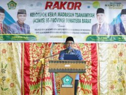 RAKOR K2MTs PROVINSI SUMBAR, BUPATI EKA PUTRA AJAK KEMENAG TINGKATKAN SINERGITAS