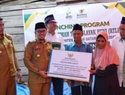 Launching Program Rehab RTLH, Bupati Eka Putra : Ini Sejalan Dengan Program Pemerintah Daerah