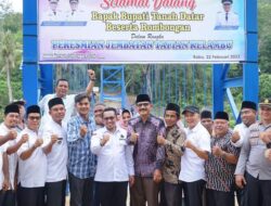 Tujuh Tahun Menanti, Akhirnya Jembatan Tapian Kelambu Diresmikan Bupati Eka Putra
