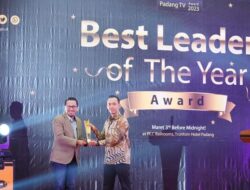 SUKSES LAKSANAKAN PROGRAM SATU NAGARI SATU EVENT, BUPATI EKA PUTRA TERIMA PENGHARGAAN BEST LEADER OF THE YEAR 2023