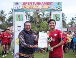 OPEN TURNAMEN POSKA CUP I 2023 LINTAU BUO DITUTUP                             Eka Putra : Junjung Tinggi Sportifitas Dalam Bertanding