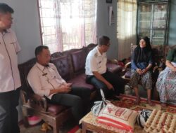 Kepedulian Wako Rida Ananda, Utus Kepala Dinas Langsung Bantu Warga Kurang Mampu Di NDB