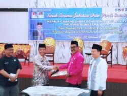 Sertijab Kacabdisdikwil IV Sumbar, Wako Rida Ananda Sampaikan Selamat Dan Apresiasi