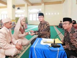 Wako Rida Ananda Jadi Saksi Nikah, Ingatkan Kedua Mempelai Minta Ridho Orang Tua