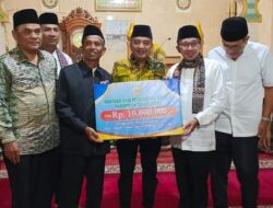 SEMPAT TERTUNDA, TIM SAFARI RAMADHAN DIBAWAH PIMPINAN BUPATI TANAH DATAR KUNJUNGI MASJID TAQWA KOTO TUO