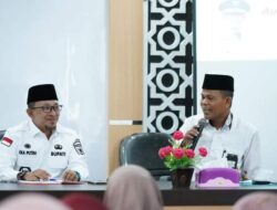 AUDIENSI DENGAN JAJARAN MADRASAH  Bupati Eka Putra : Mari Perkuat Sinergi Pemkab Dan Kemenag