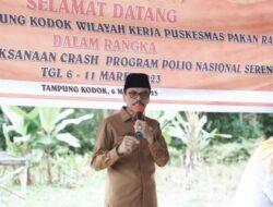 Launching Crash Program Pencegahan Penularan Virus Polio Di Lima Puluh Kota, Bupati Targetkan 95 Persen Anak Terimunisasi Polio
