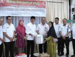 101 Paket Bantuan “ATENSI” Disalurkan Pemkab Lima Puluh Kota Bersama Balai Abiseka Kemensos