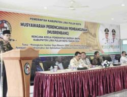 Bupati Safaruddin Buka Secara Resmi Musrenbang RKPD Lima Puluh Kota Tahun 2024