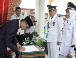 Sertijab Camat SIMONA, Bupati: Camat Harus Bersinergi Dengan Forkopimca Dan Nagari