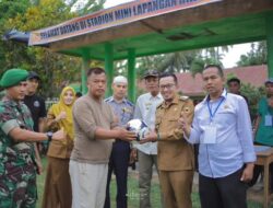 Buka Turnamen Sepakbola HLM Cup, Bupati Eka Putra Harap Junjung Sportifitas
