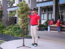 Rida Ananda Pimpin Apel Pagi Korpri Dalam Rangka Idul Fitri