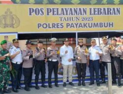 Puncak Arus Mudik, Pj. Wako Rida Ananda Bersama Kapolres Payakumbuh Pastikan Pemudik Nyaman