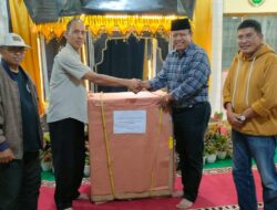 YB. Dt. Parmato Alam Sumbang Mesin Cuci Buat Mushalla Arruhamak Balai Kaliki