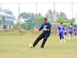 Liga SSB Kota Payakumbuh Di Buka, PJ Walikota Lakukan Tentangan Pertama