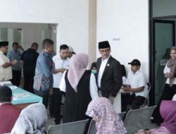 Layani Bacaleg, Bupati Safaruddin Pantau Langsung Pelaksanaan MCU RSUD Achmad Darwis