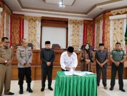 Pemko Dan DPRD Payakumbuh Tanda Tangani Kebaikan UmUm Anggaran Dan Perubahan Prioritas Anggaran Sementara Tahun 2023