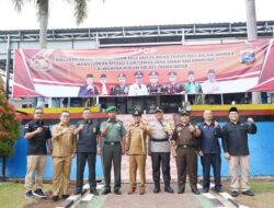 Forkopimda Tanah Datar Gelar Apel Deklarasi Damai, Eka Putra : Mari Kita Lakukan Pilwana Secara Badunsanak